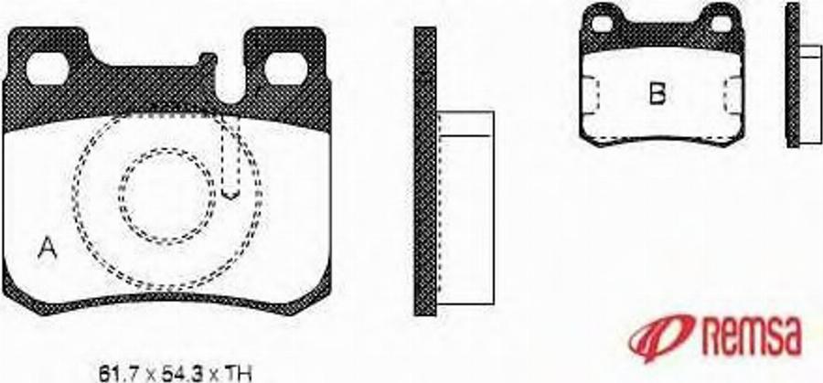 Metzger 015720 - Тормозные колодки, дисковые, комплект avtokuzovplus.com.ua