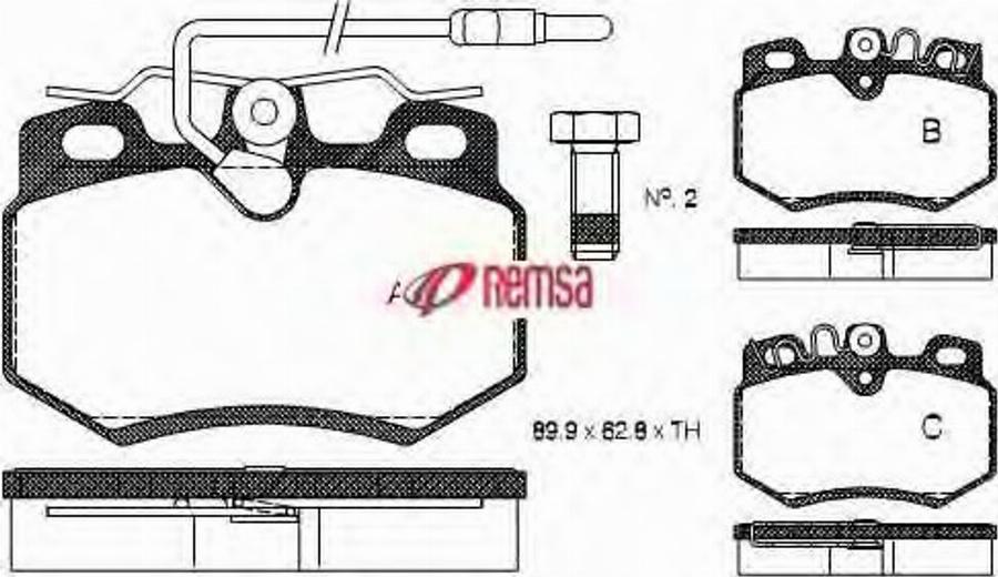 Metzger 017012 - Тормозные колодки, дисковые, комплект autodnr.net