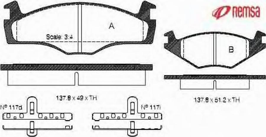 Metzger 0171.00 - Тормозные колодки, дисковые, комплект avtokuzovplus.com.ua