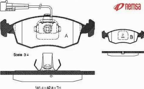 HELLA T1161 - Гальмівні колодки, дискові гальма autocars.com.ua