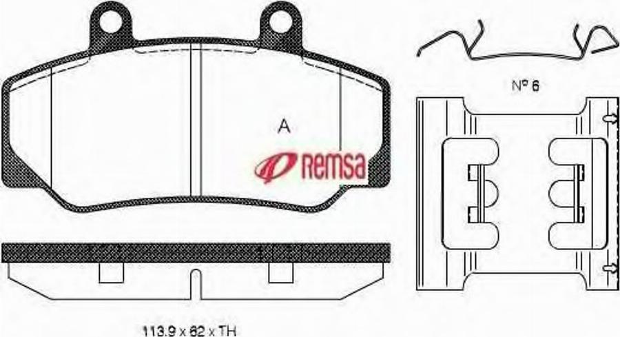 Metzger 017620 - Гальмівні колодки, дискові гальма autocars.com.ua