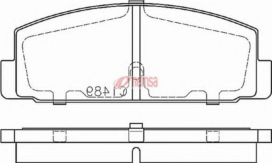 Metzger 0179.30 - Гальмівні колодки, дискові гальма autocars.com.ua