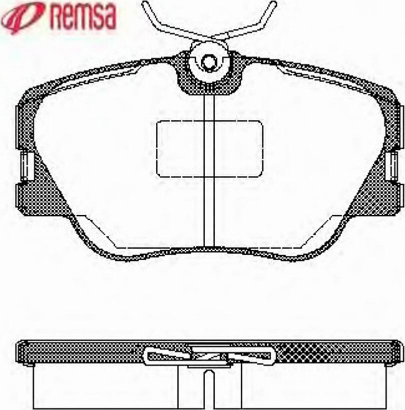 Metzger 018900 - Тормозные колодки, дисковые, комплект avtokuzovplus.com.ua