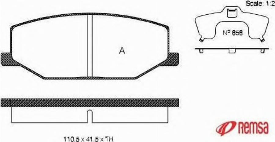 Metzger 019010 - Тормозные колодки, дисковые, комплект avtokuzovplus.com.ua