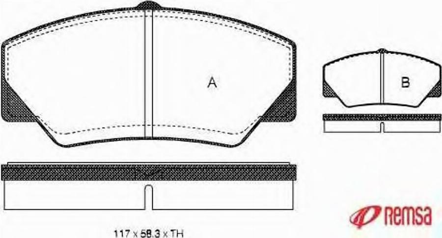 Metzger 020600 - Тормозные колодки, дисковые, комплект avtokuzovplus.com.ua