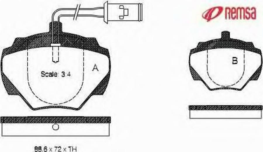 Metzger 0222.01 - Тормозные колодки, дисковые, комплект avtokuzovplus.com.ua