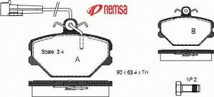 Metzger 026402 - Тормозные колодки, дисковые, комплект autodnr.net