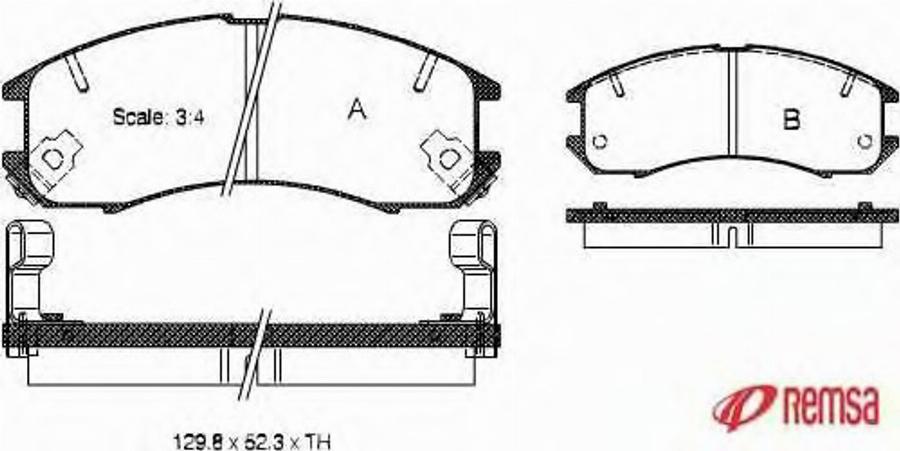 Metzger 027302 - Тормозные колодки, дисковые, комплект autodnr.net