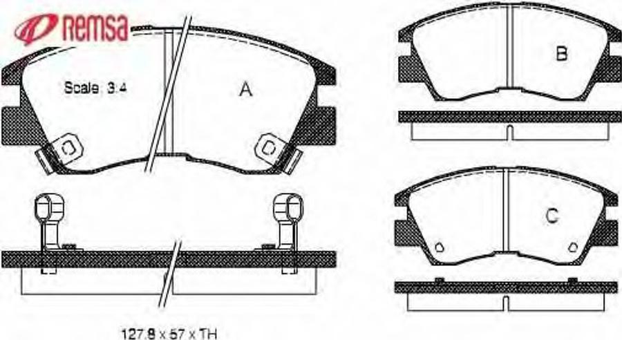 Metzger 027502 - Гальмівні колодки, дискові гальма autocars.com.ua