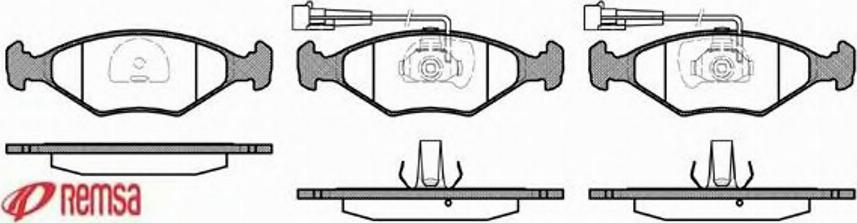 Metzger 028132 - Тормозные колодки, дисковые, комплект autodnr.net