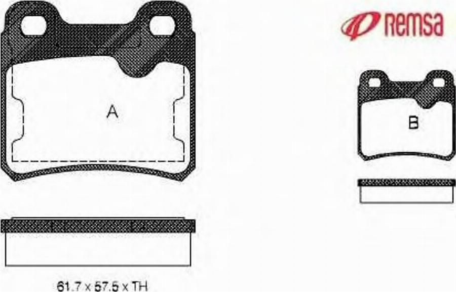 Metzger 028210 - Тормозные колодки, дисковые, комплект avtokuzovplus.com.ua