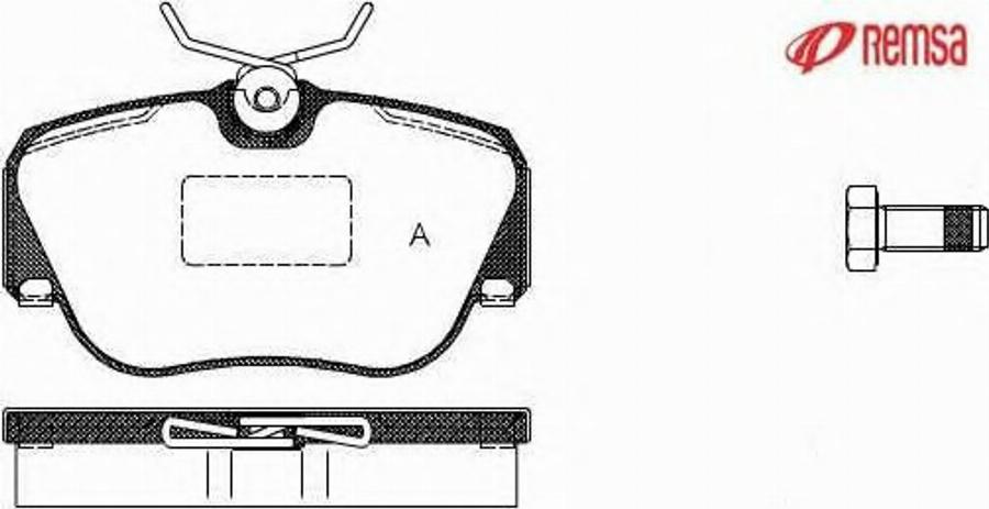 Metzger 028400 - Тормозные колодки, дисковые, комплект autodnr.net