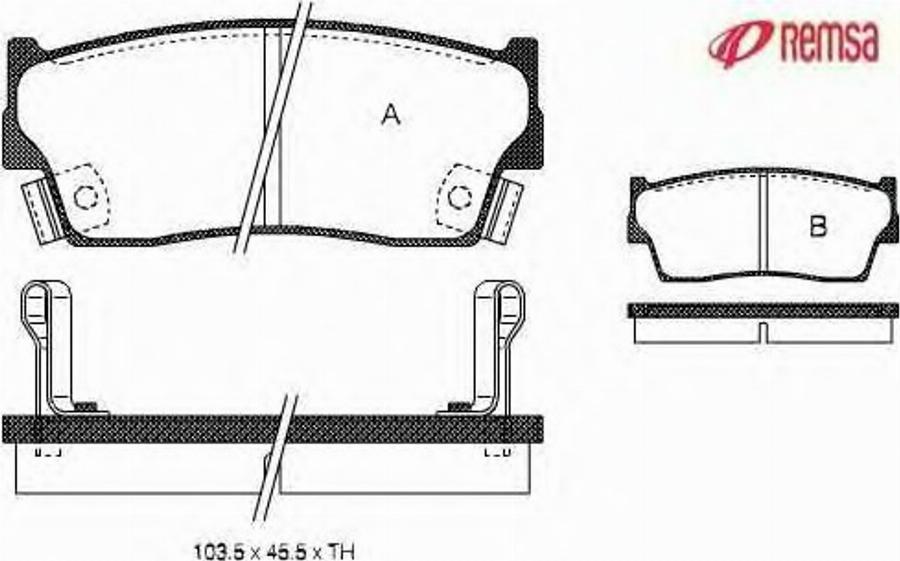 Metzger 028902 - Тормозные колодки, дисковые, комплект avtokuzovplus.com.ua