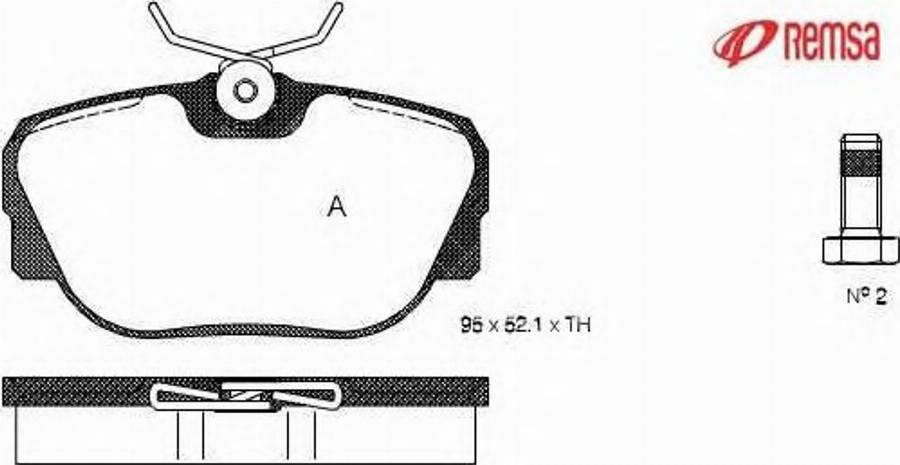 Metzger 029600 - Тормозные колодки, дисковые, комплект autodnr.net