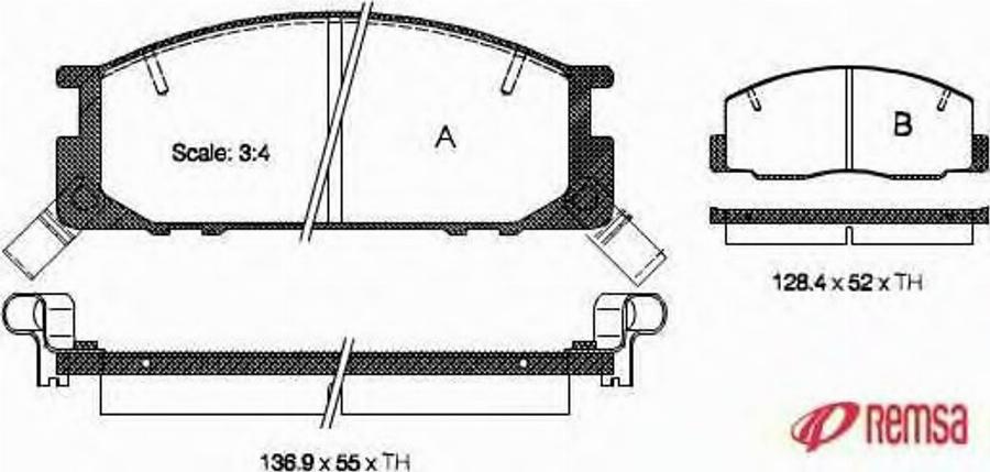 Metzger 030612 - Тормозные колодки, дисковые, комплект avtokuzovplus.com.ua