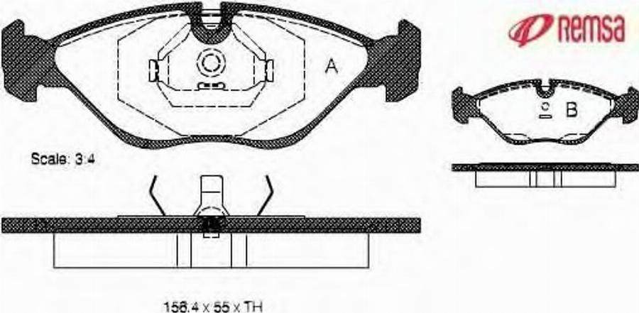 Metzger 031900 - Тормозные колодки, дисковые, комплект avtokuzovplus.com.ua