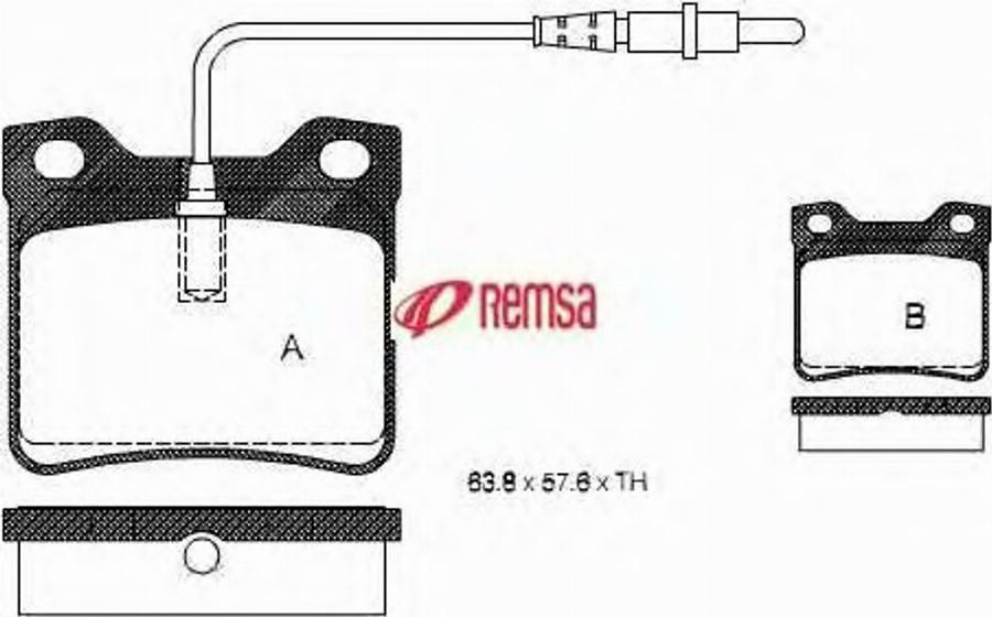 Metzger 032102 - Гальмівні колодки, дискові гальма autocars.com.ua