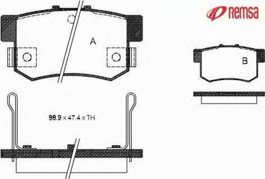 Metzger 032502 - Тормозные колодки, дисковые, комплект autodnr.net