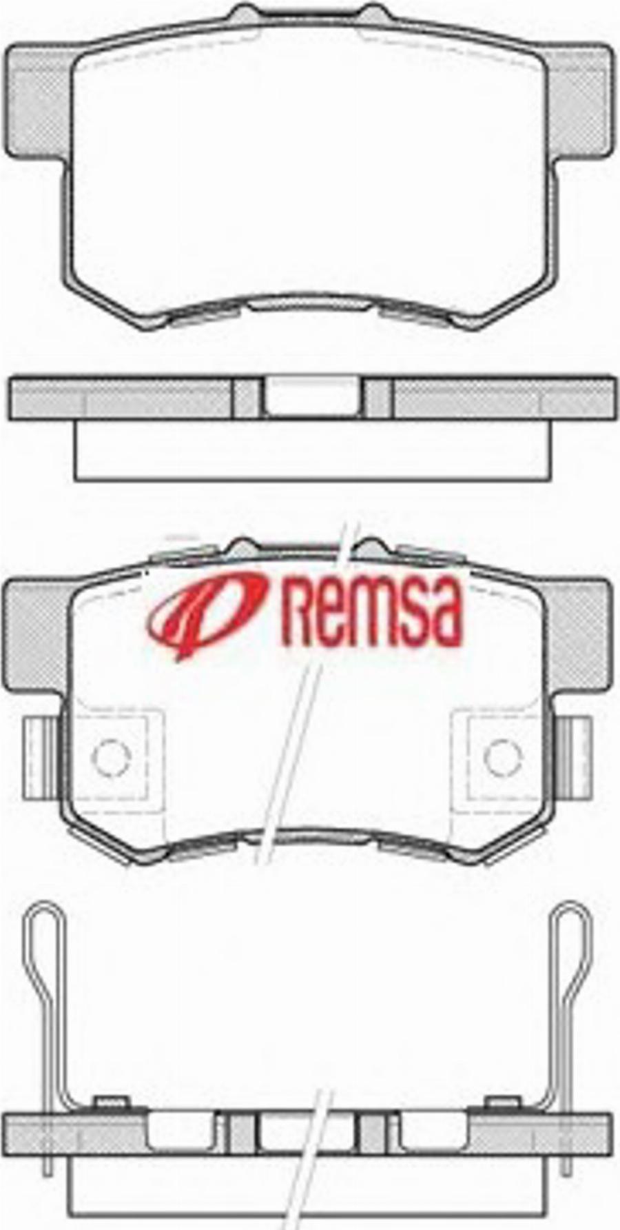 Metzger 032552 - Тормозные колодки, дисковые, комплект autodnr.net