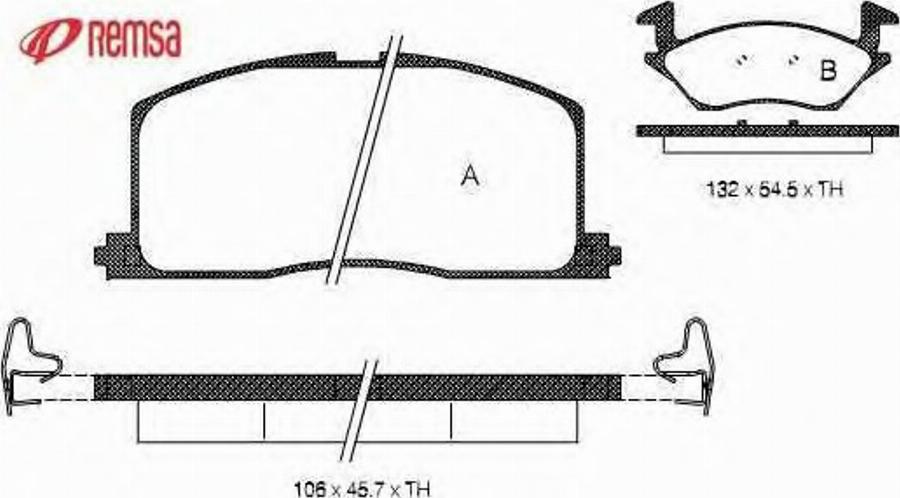 Metzger 033202 - Гальмівні колодки, дискові гальма autocars.com.ua