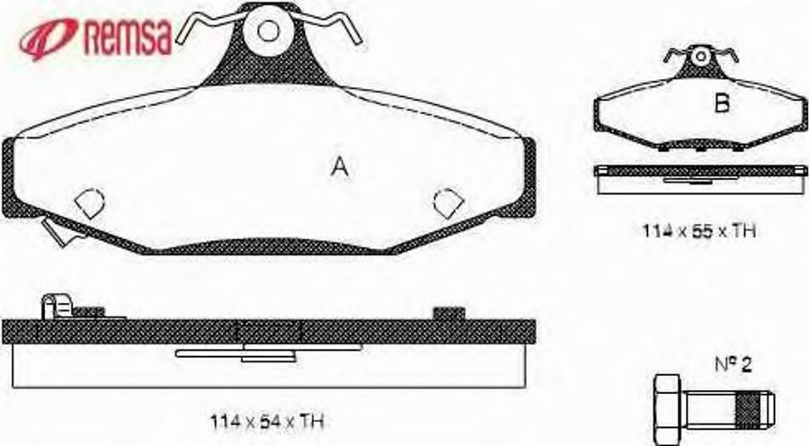 Metzger 033512 - Тормозные колодки, дисковые, комплект avtokuzovplus.com.ua