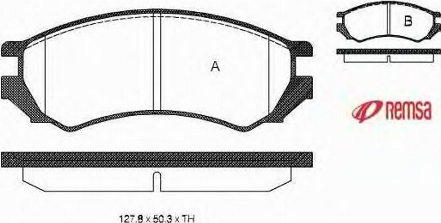 Metzger 034400 - Тормозные колодки, дисковые, комплект autodnr.net