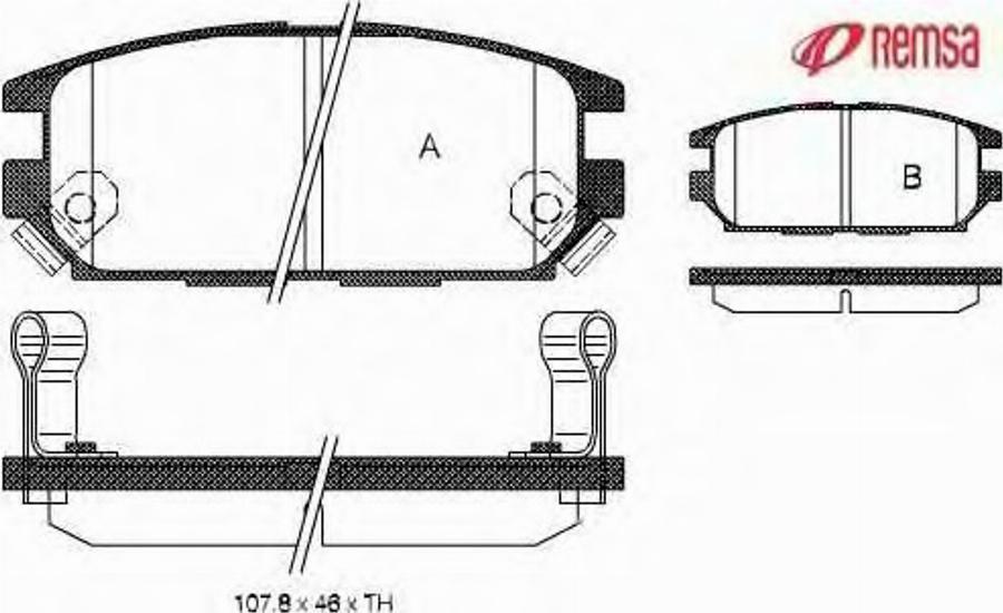 Metzger 035612 - Тормозные колодки, дисковые, комплект autodnr.net