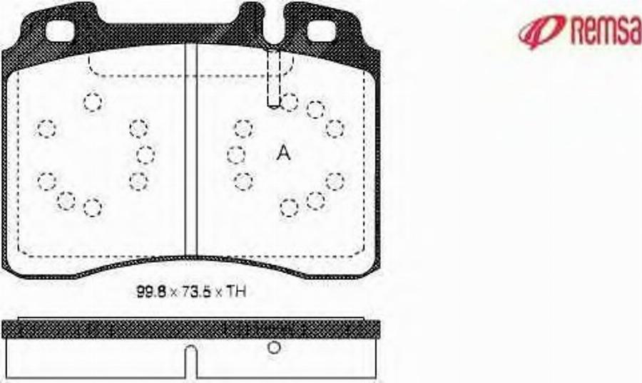 Metzger 037900 - Тормозные колодки, дисковые, комплект avtokuzovplus.com.ua