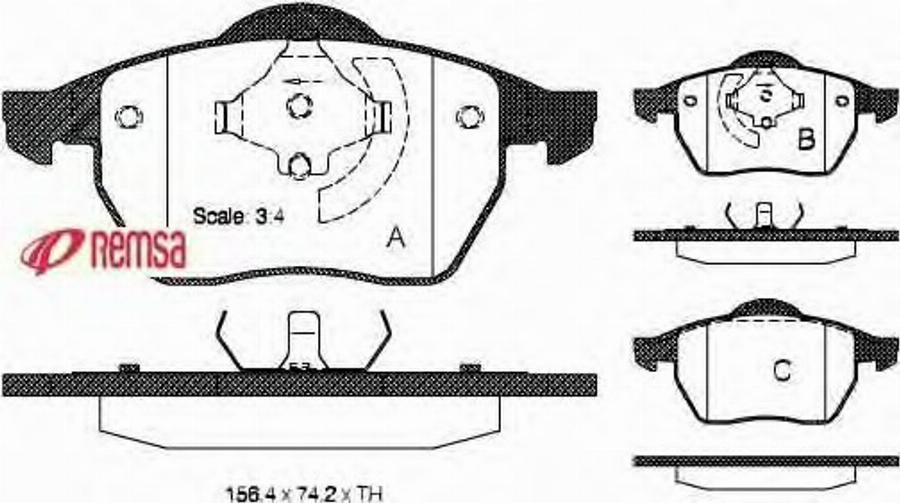 Metzger 0390.01 - Тормозные колодки, дисковые, комплект autodnr.net