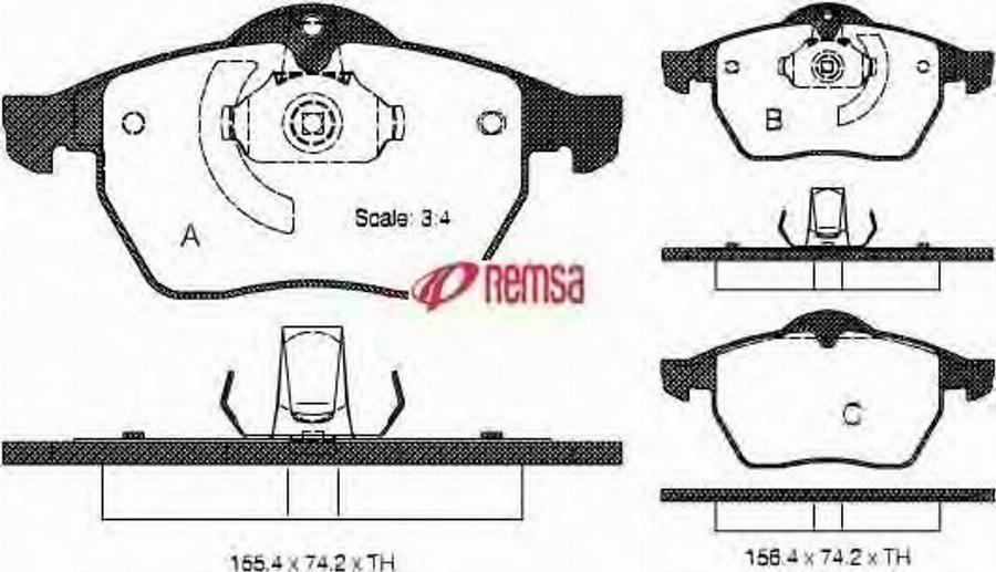 Metzger 039010 - Гальмівні колодки, дискові гальма autocars.com.ua