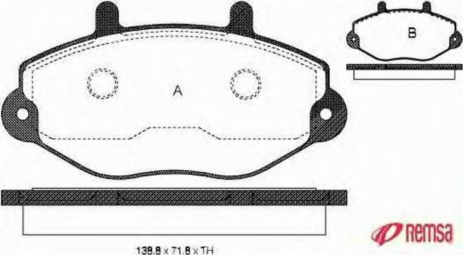 Metzger 039200 - Тормозные колодки, дисковые, комплект autodnr.net