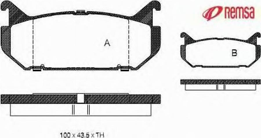 Metzger 0416.00 - Тормозные колодки, дисковые, комплект autodnr.net