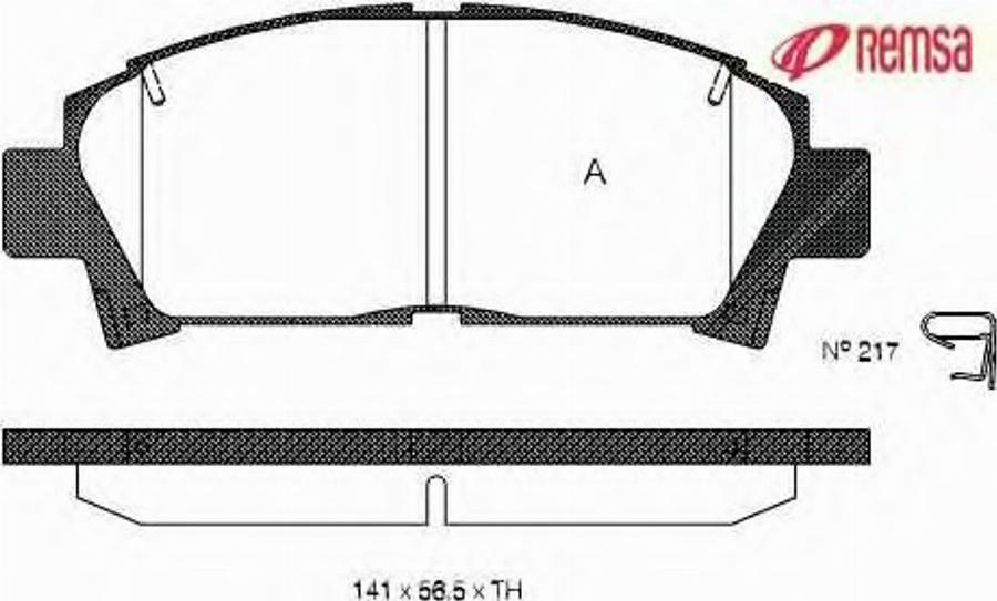 Metzger 0427.02 - Гальмівні колодки, дискові гальма autocars.com.ua