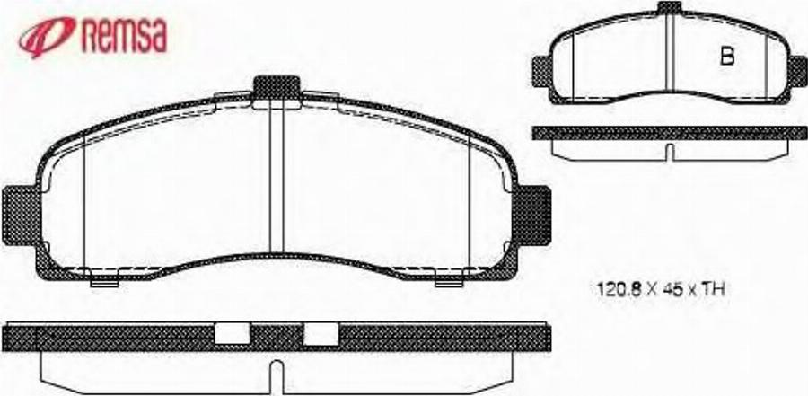 Metzger 043110 - Тормозные колодки, дисковые, комплект avtokuzovplus.com.ua