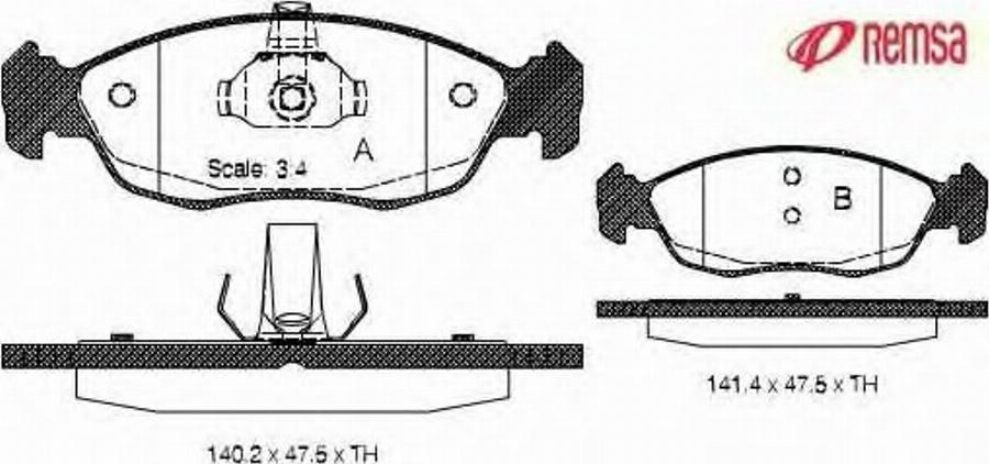 Metzger 046110 - Тормозные колодки, дисковые, комплект autodnr.net