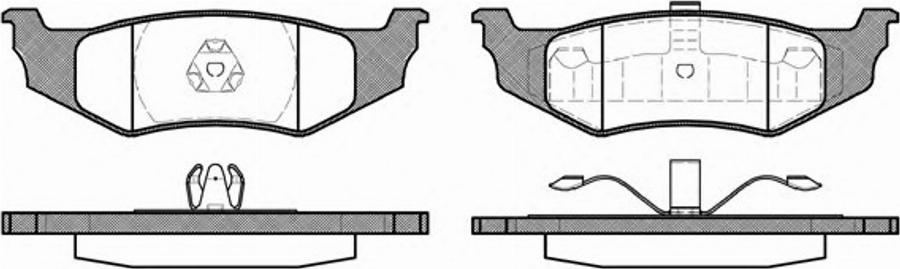 Metzger 048240 - Тормозные колодки, дисковые, комплект avtokuzovplus.com.ua