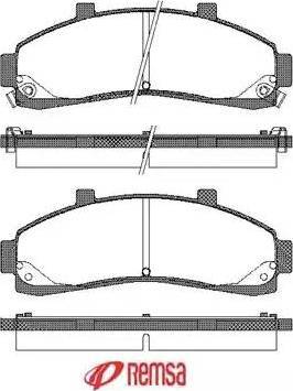 Metzger 1170737 - Тормозные колодки, дисковые, комплект avtokuzovplus.com.ua