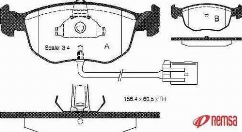 Metzger 1170738 - Тормозные колодки, дисковые, комплект avtokuzovplus.com.ua