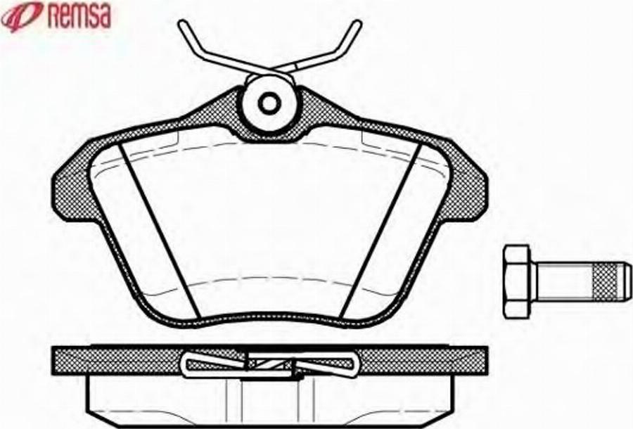 Metzger 058110 - Гальмівні колодки, дискові гальма autocars.com.ua