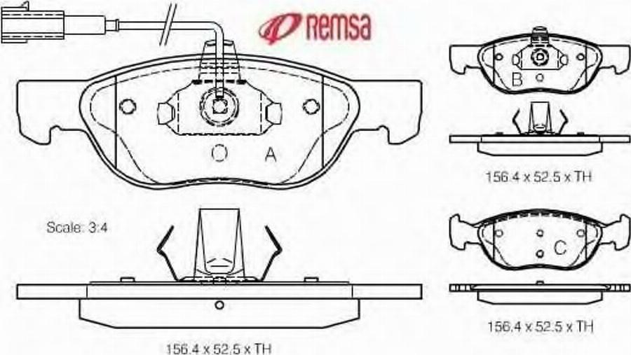 Metzger 058711 - Тормозные колодки, дисковые, комплект avtokuzovplus.com.ua