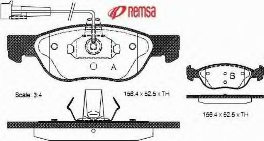 Metzger 058712 - Тормозные колодки, дисковые, комплект avtokuzovplus.com.ua