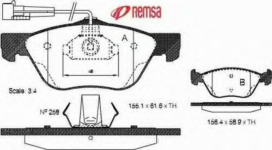 Metzger 058932 - Гальмівні колодки, дискові гальма autocars.com.ua