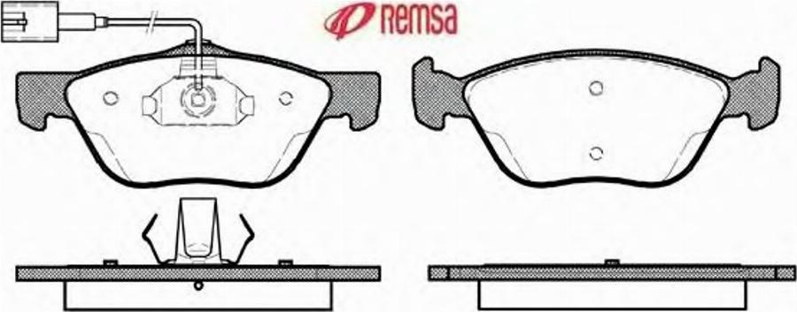 Metzger 058942 - Тормозные колодки, дисковые, комплект autodnr.net