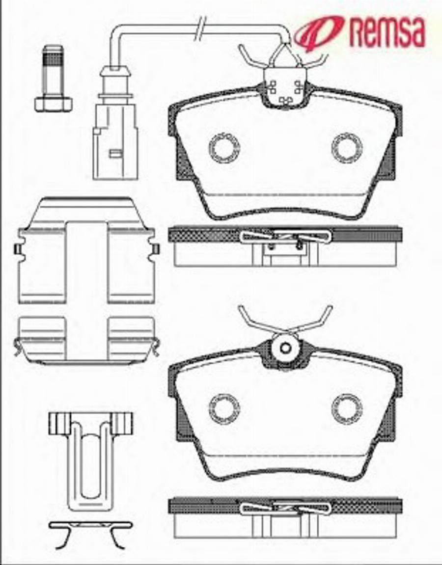 Metzger 0591.12 - Тормозные колодки, дисковые, комплект autodnr.net