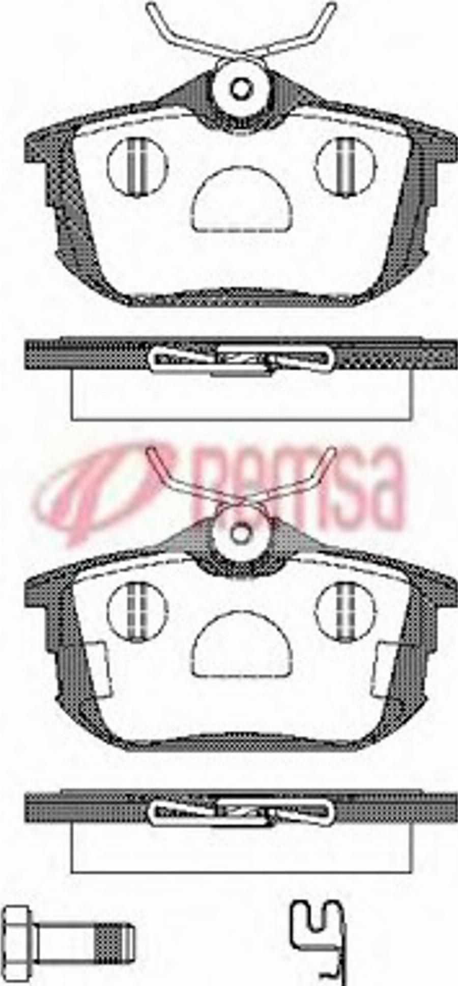 Metzger 0605.12 - Тормозные колодки, дисковые, комплект autodnr.net