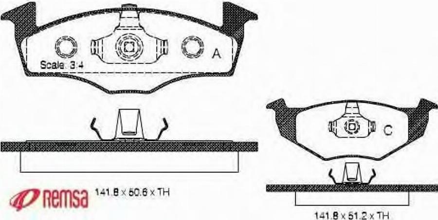 Metzger 0609.10 - Тормозные колодки, дисковые, комплект autodnr.net