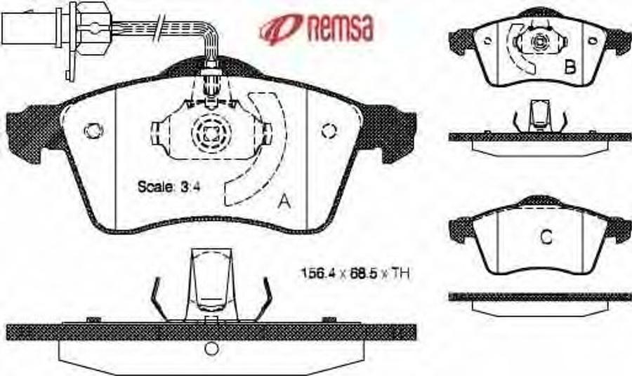 Metzger 0618.02 - Тормозные колодки, дисковые, комплект avtokuzovplus.com.ua