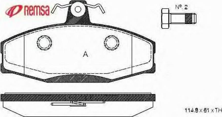 Metzger 062020 - Тормозные колодки, дисковые, комплект autodnr.net