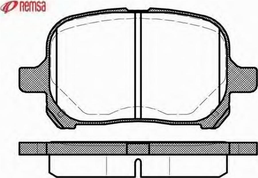 Metzger 062100 - Тормозные колодки, дисковые, комплект avtokuzovplus.com.ua