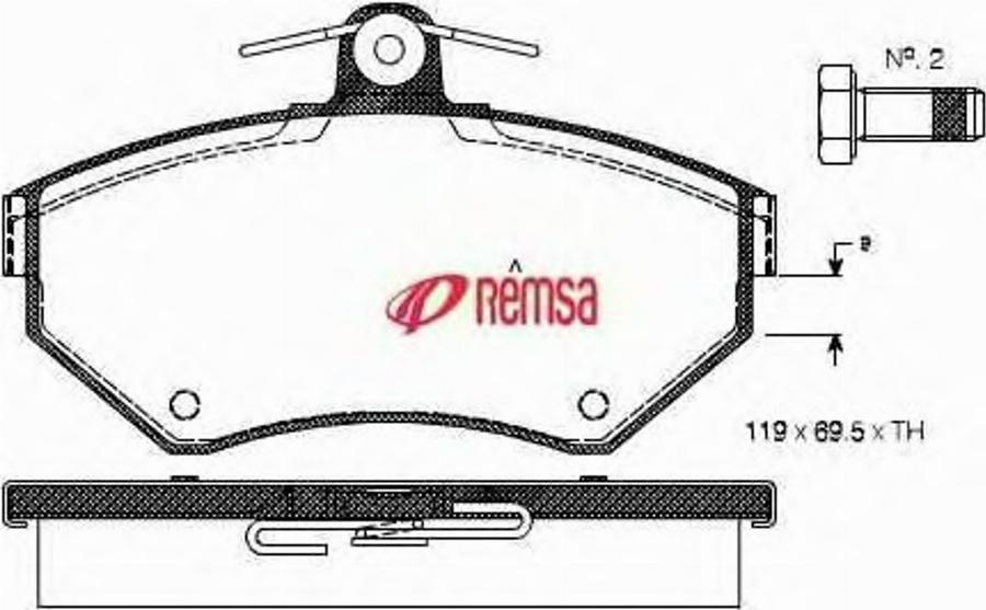 Metzger 0631.00 - Гальмівні колодки, дискові гальма autocars.com.ua